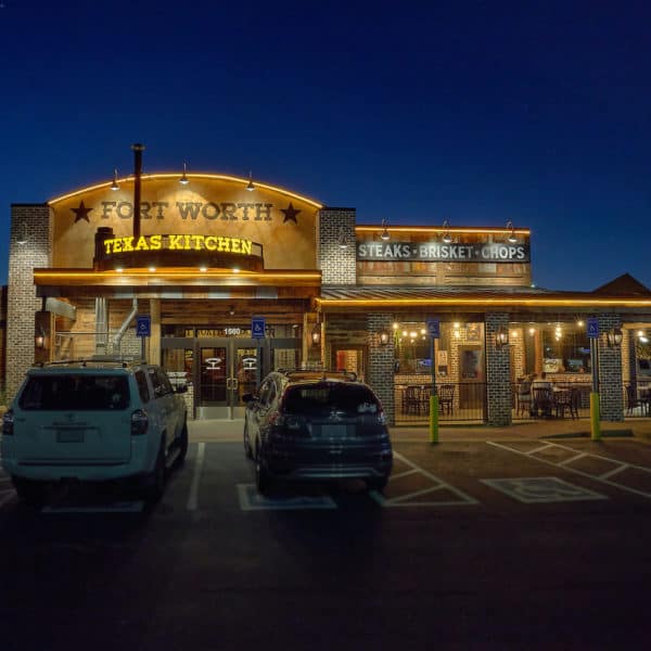 exterior of fort worth texas kitchen in sevierville